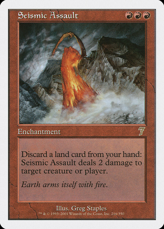 Seismic Assault - [Foil] Seventh Edition (7ED)