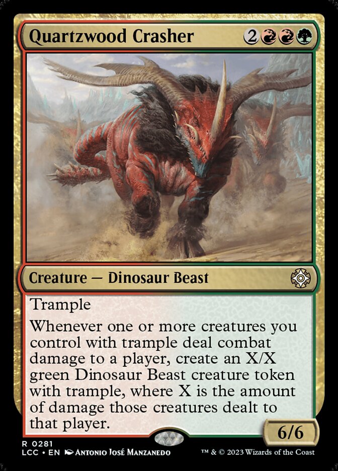 Quartzwood Crasher - Lost Caverns of Ixalan Commander (LCC)