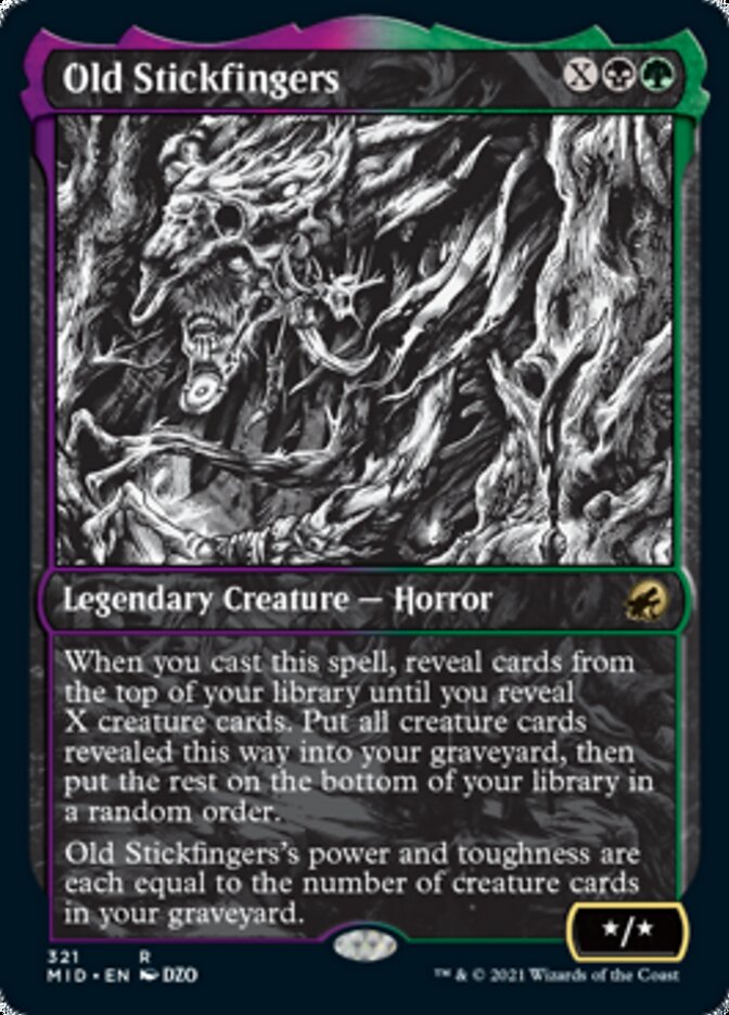 Old Stickfingers - [Foil, Showcase] Innistrad: Midnight Hunt (MID)