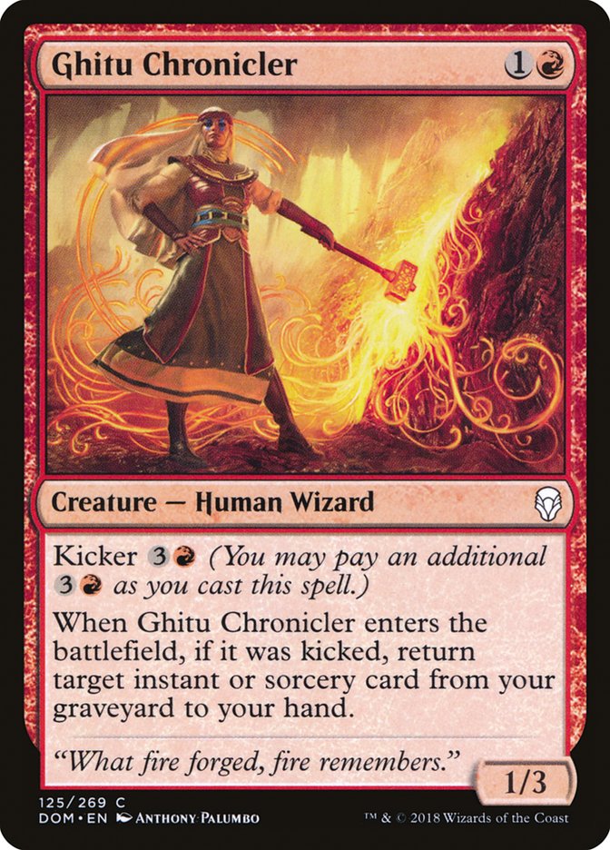 Ghitu Chronicler - [Foil] Dominaria (DOM)