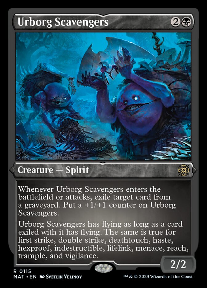 Urborg Scavengers - [Etched Foil] March of the Machine: The Aftermath (MAT)