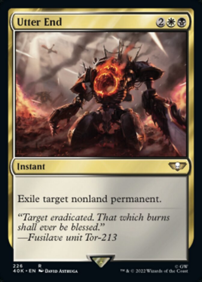 Utter End - [Surge Foil] Warhammer 40,000 Commander (40K)