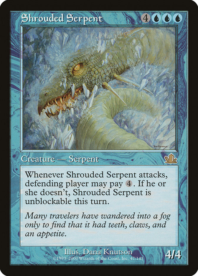 Shrouded Serpent - [Foil] Prophecy (PCY)