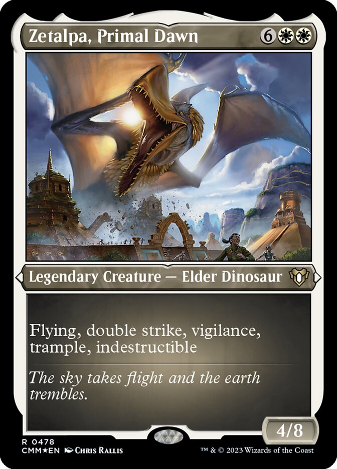 Zetalpa, Primal Dawn - [Etched Foil] Commander Masters (CMM)