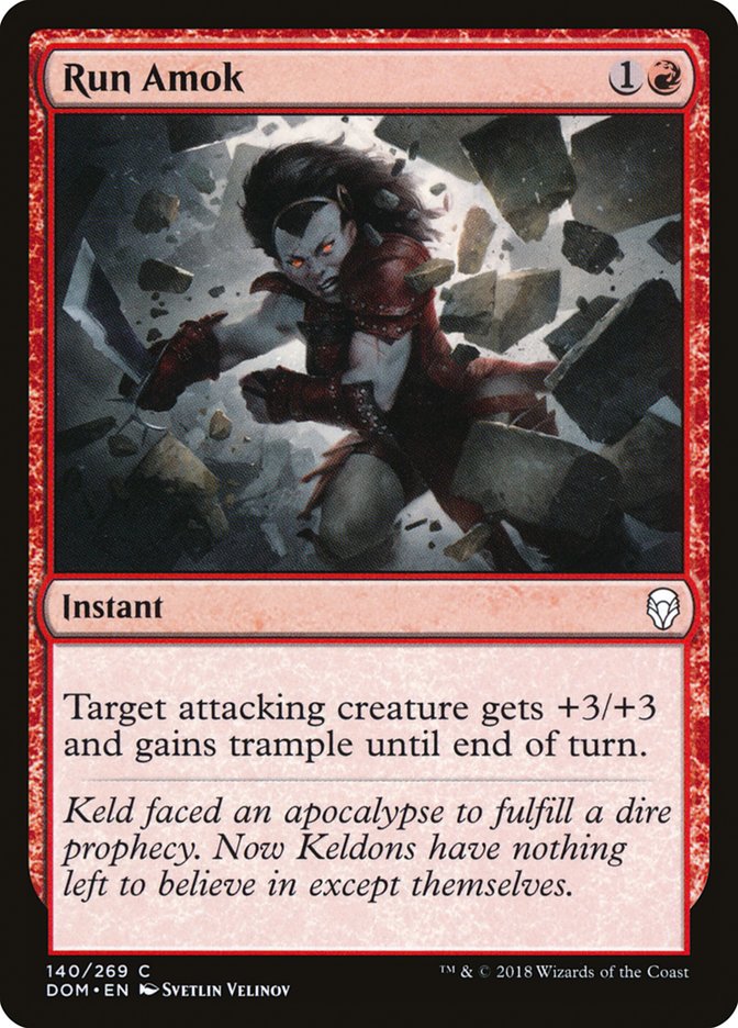 Run Amok - [Foil] Dominaria (DOM)