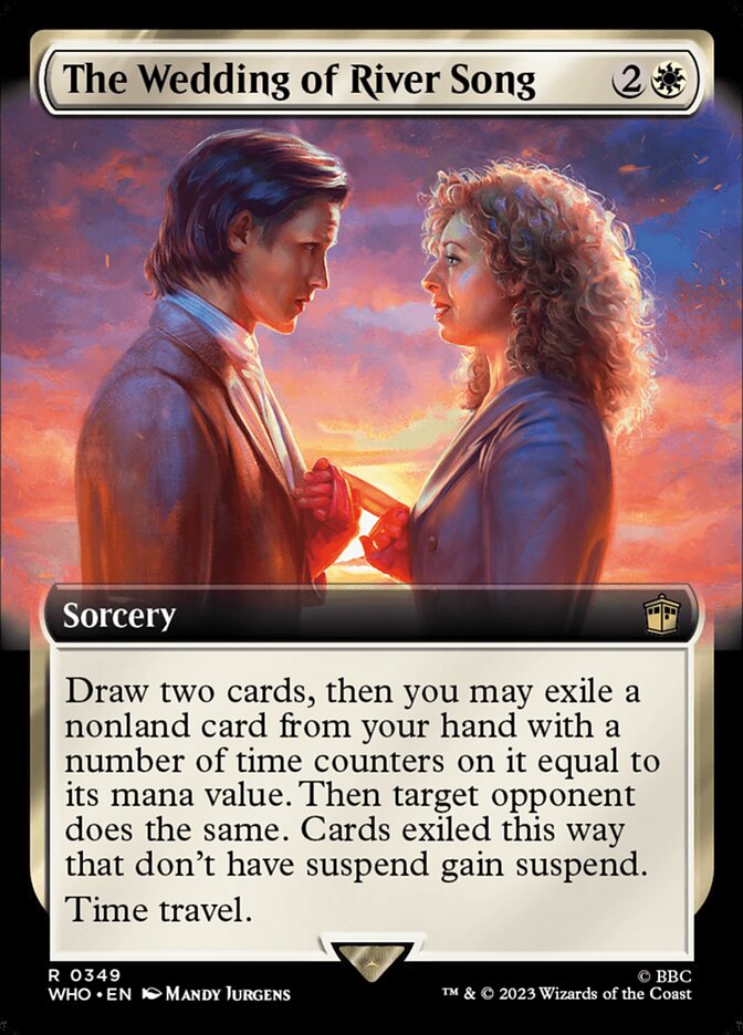 The Wedding of River Song - [Foil, Extended Art] Doctor Who (WHO)