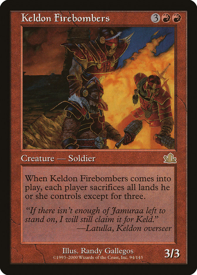 Keldon Firebombers - [Foil] Prophecy (PCY)