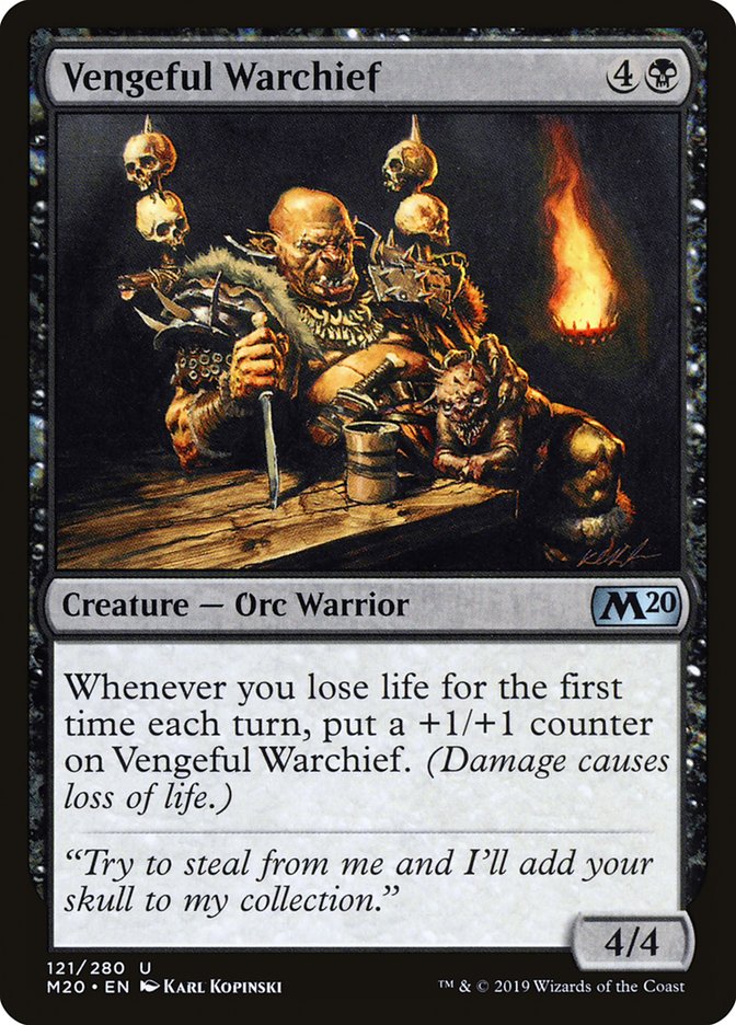 Vengeful Warchief - [Foil] Core Set 2020 (M20)
