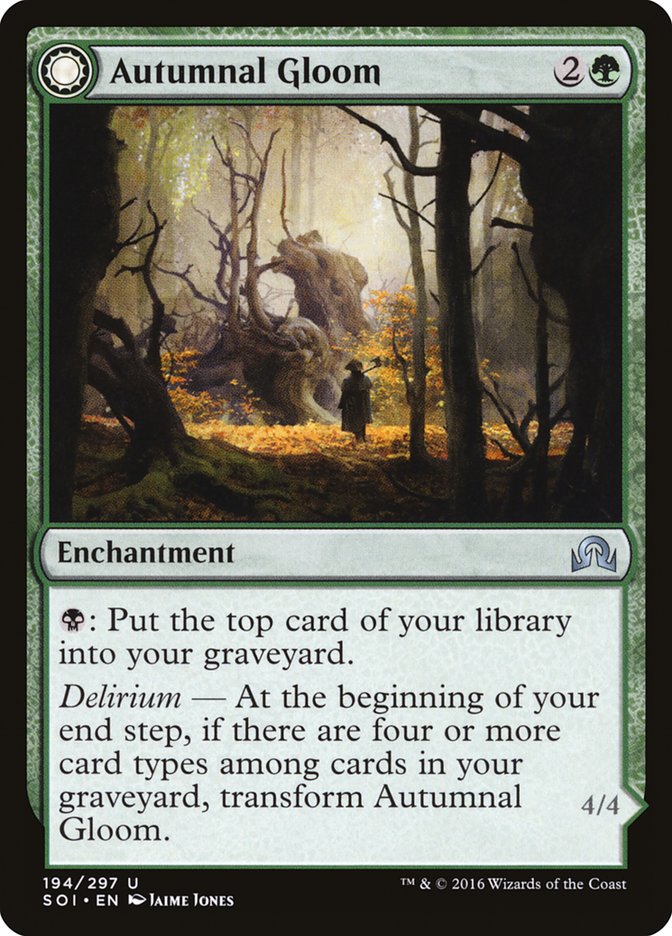 Autumnal Gloom // Ancient of the Equinox - Shadows over Innistrad (SOI)