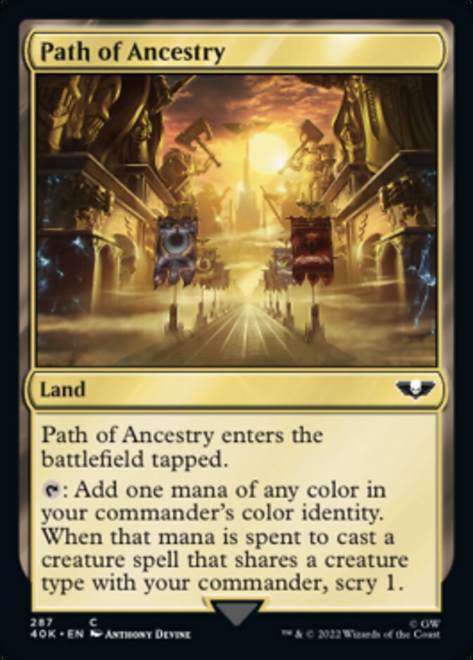 Path of Ancestry - [Surge Foil] Warhammer 40,000 Commander (40K)