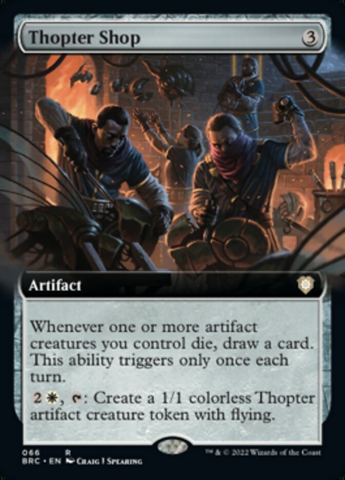 Thopter Shop - [Foil, Extended Art] The Brothers' War Commander (BRC)