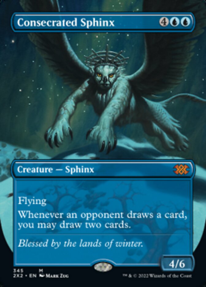 Consecrated Sphinx - [Foil, Borderless] Double Masters 2022 (2X2)