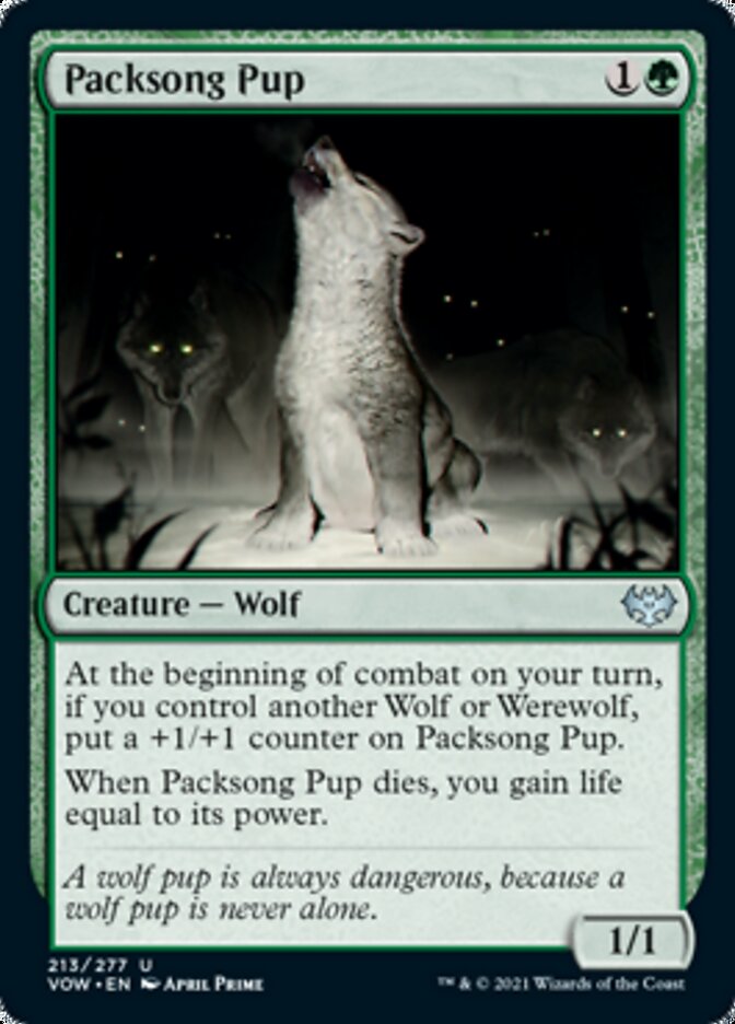 Packsong Pup - [Foil] Innistrad: Crimson Vow (VOW)