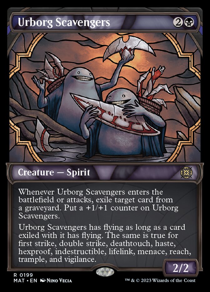 Urborg Scavengers - [Halo Foil, Showcase] March of the Machine: The Aftermath (MAT)