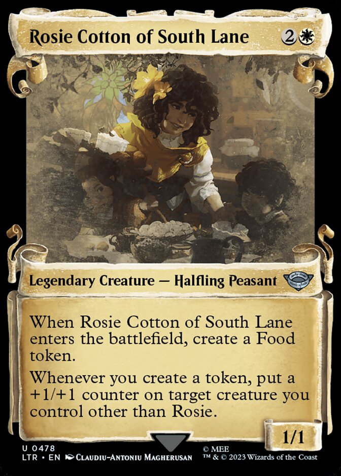 Rosie Cotton of South Lane - [Foil, Showcase Scroll] The Lord of the Rings: Tales of Middle-earth (LTR)