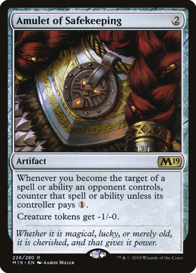 Amulet of Safekeeping - [Foil] Core Set 2019 (M19)