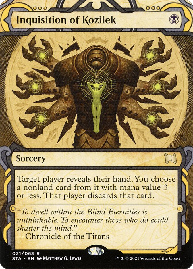 Inquisition of Kozilek - [Etched] Strixhaven Mystical Archive (STA)