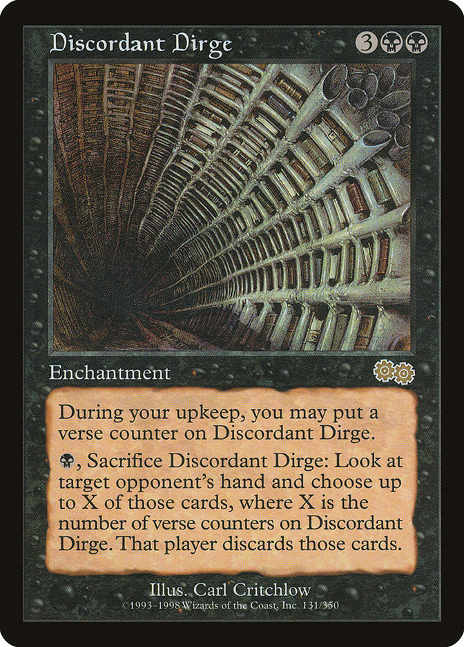 Discordant Dirge - [Retro Frame] Urza's Saga (USG)