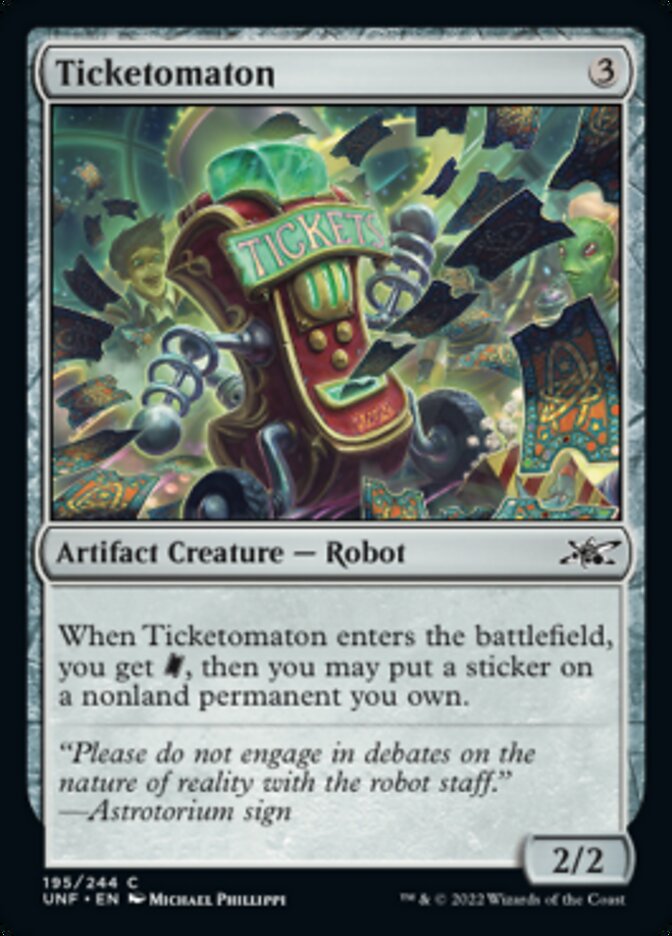 Ticketomaton - [Foil] Unfinity (UNF)