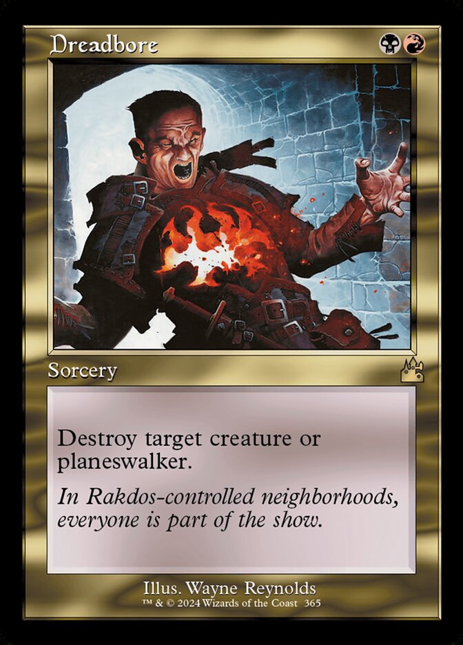 Dreadbore - [Retro Frame] Ravnica Remastered (RVR)