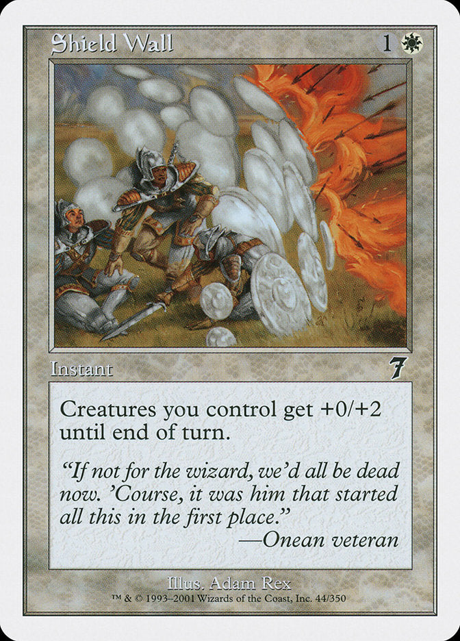 Shield Wall - [Foil] Seventh Edition (7ED)