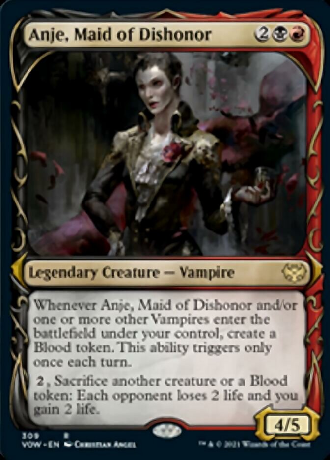 Anje, Maid of Dishonor - [Showcase] Innistrad: Crimson Vow (VOW)