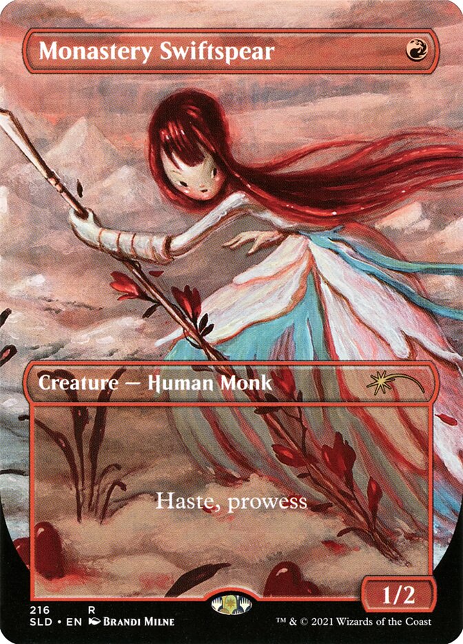 Monastery Swiftspear (216) - [Borderless] Secret Lair Drop (SLD)