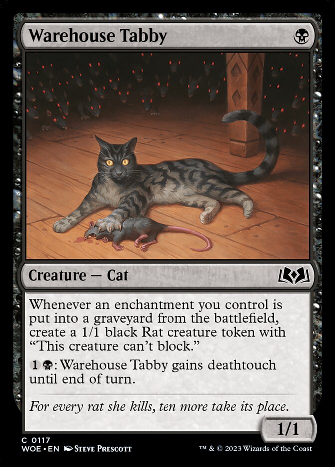 Warehouse Tabby - [Foil] Wilds of Eldraine (WOE)