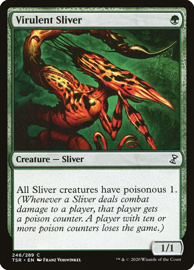 Virulent Sliver - [Foil] Time Spiral Remastered (TSR)