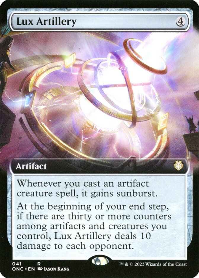 Lux Artillery - [Foil, Extended Art] Phyrexia: All Will Be One Commander (ONC)