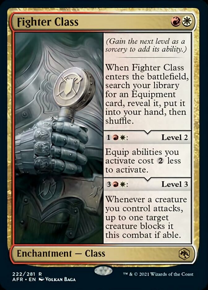 Fighter Class - [Foil] Adventures in the Forgotten Realms (AFR)