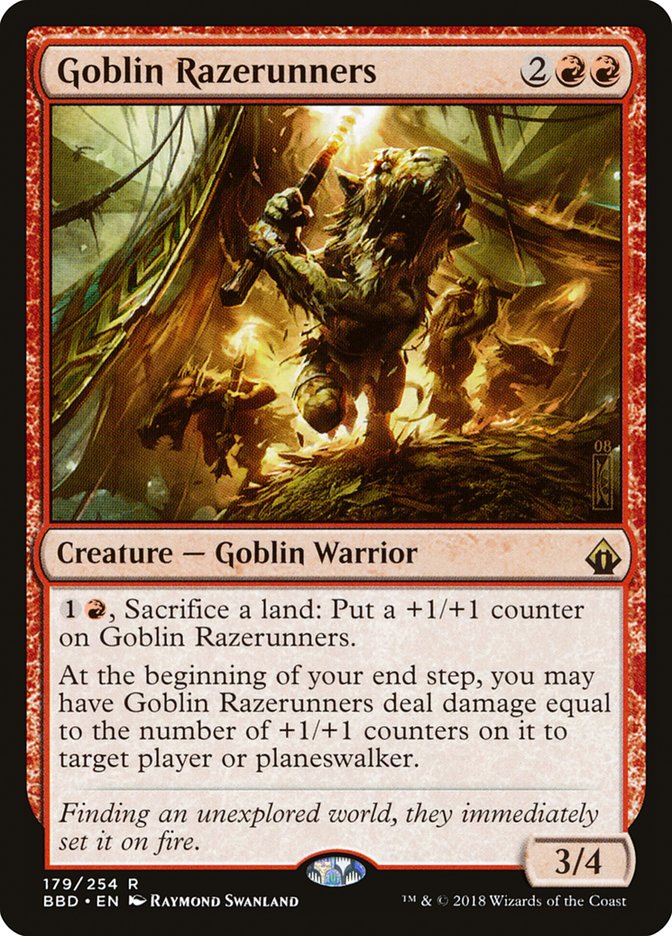 Goblin Razerunners - [Foil] Battlebond (BBD)