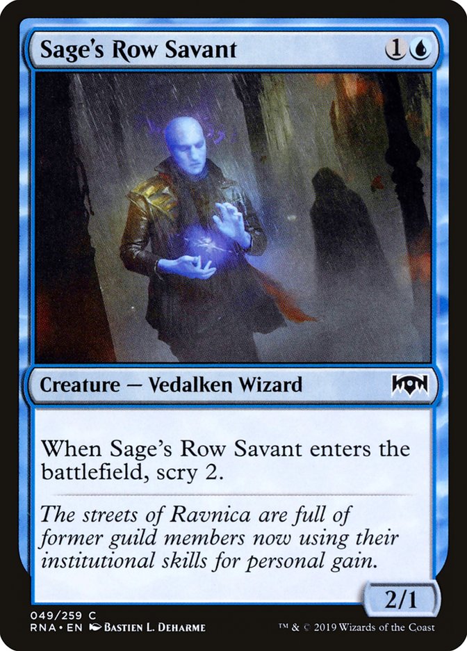 Sage's Row Savant - [Foil] Ravnica Allegiance (RNA)