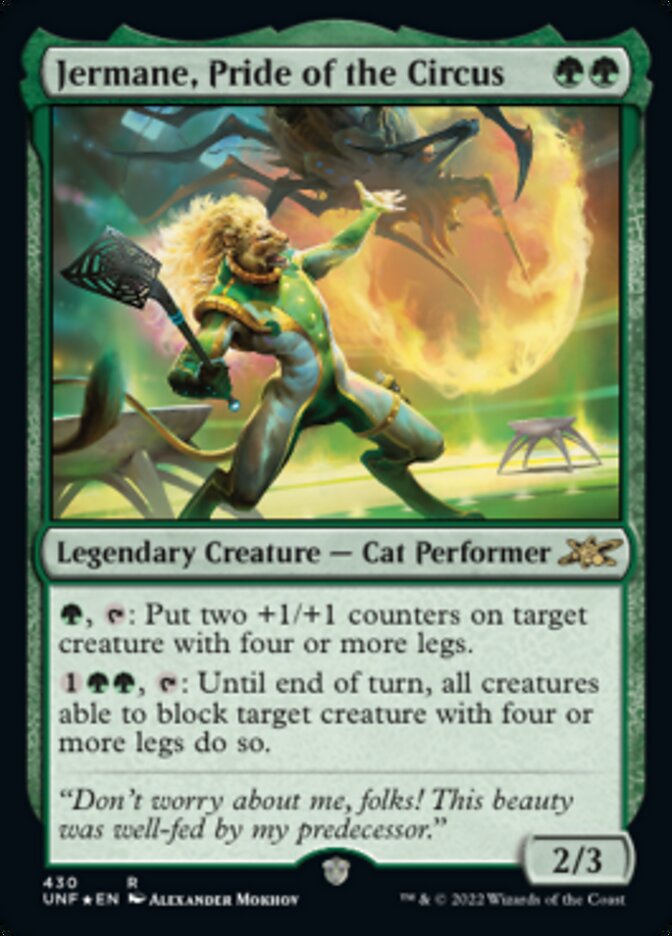 Jermane, Pride of the Circus - [Galaxy Foil] Unfinity (UNF)