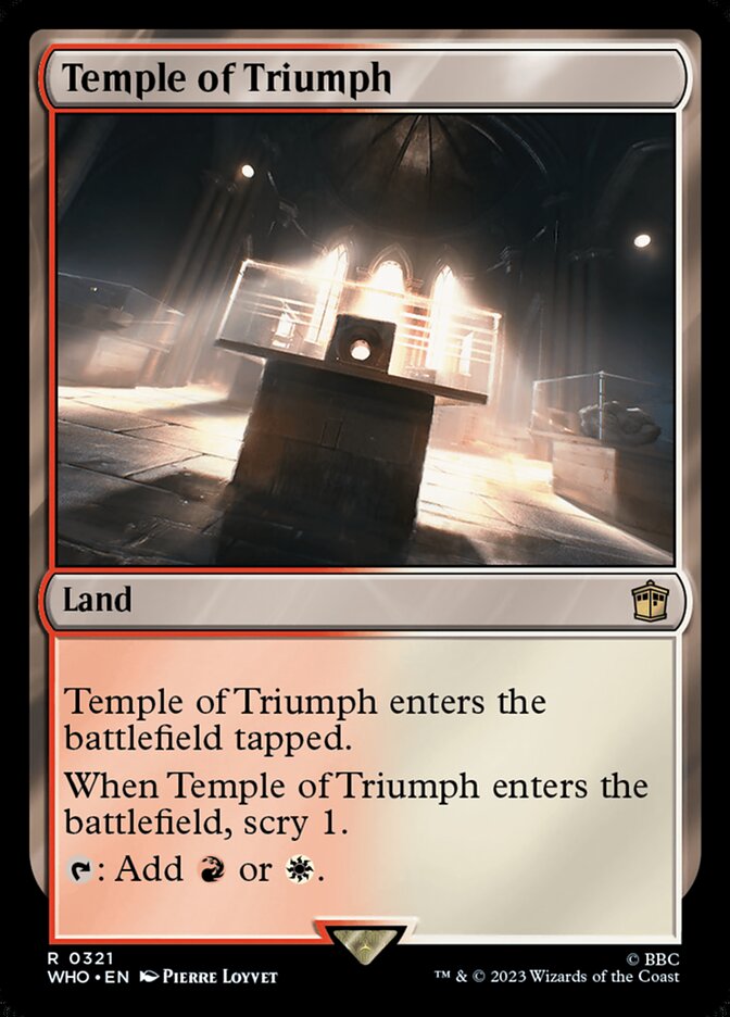 Temple of Triumph - [Foil] Doctor Who (WHO)