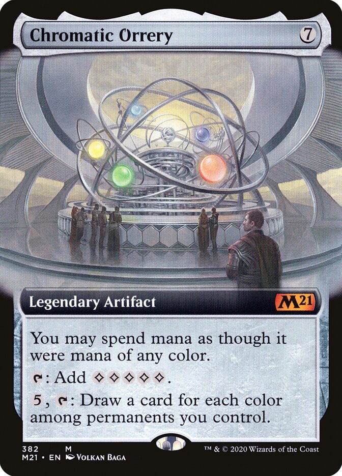 Chromatic Orrery - [Foil, Extended Art] Core Set 2021 (M21)