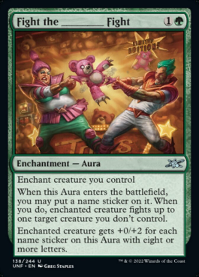 Fight the _____ Fight - [Foil] Unfinity (UNF)