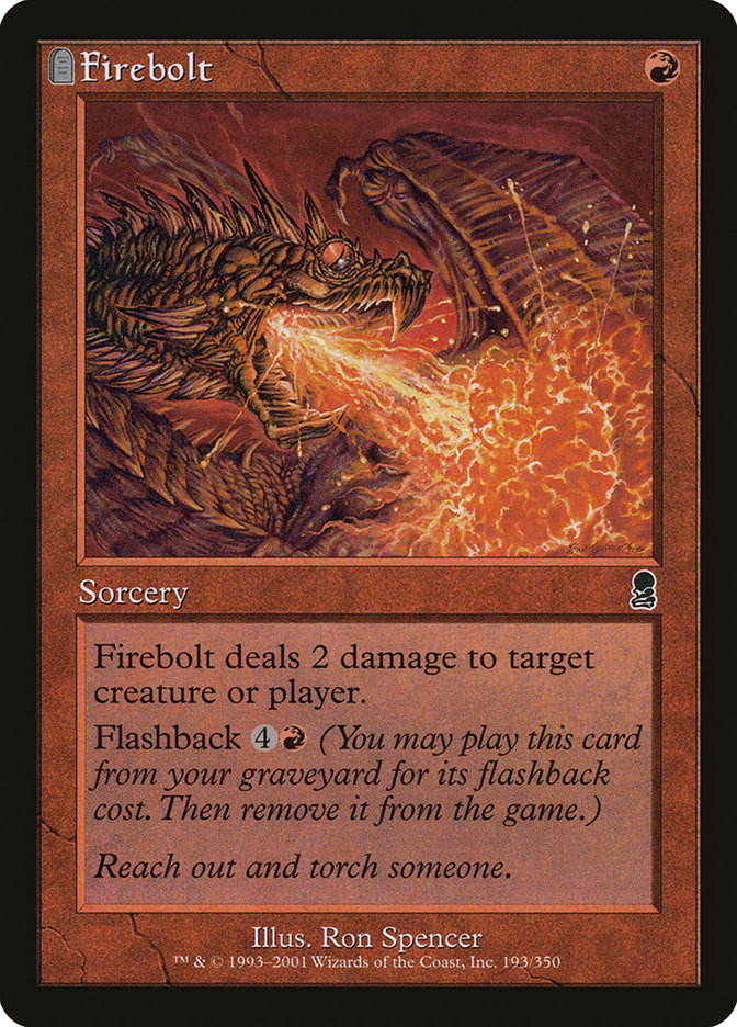 Firebolt - [Foil, Retro Frame] Odyssey (ODY)