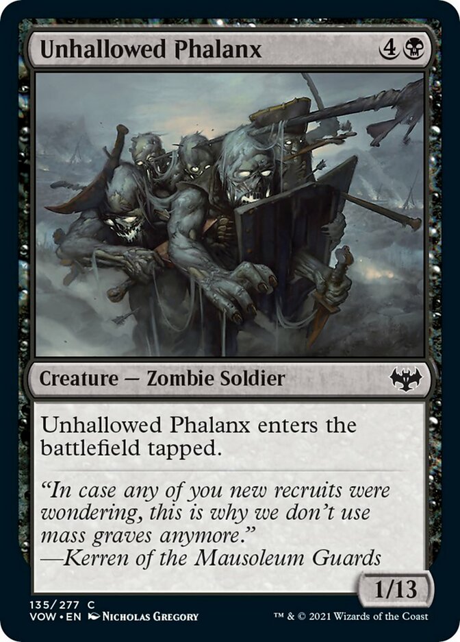 Unhallowed Phalanx - [Foil] Innistrad: Crimson Vow (VOW)