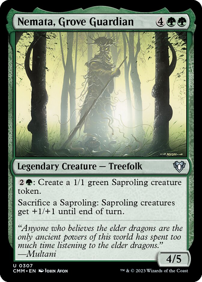 Nemata, Grove Guardian - [Foil] Commander Masters (CMM)