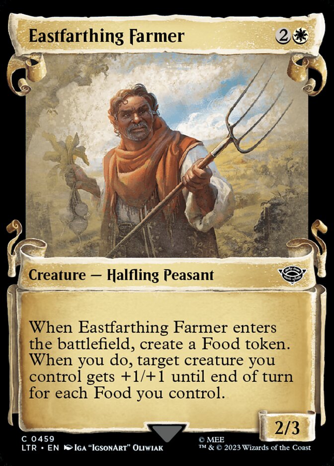 Eastfarthing Farmer - [Foil, Showcase Scroll] The Lord of the Rings: Tales of Middle-earth (LTR)