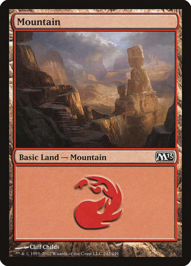 Mountain (242) - [Foil] Magic 2013 (M13)
