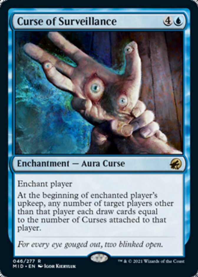 Curse of Surveillance - [Foil] Innistrad: Midnight Hunt (MID)