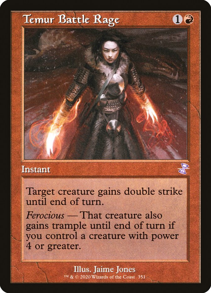 Temur Battle Rage - [Retro Frame] Time Spiral Remastered (TSR)