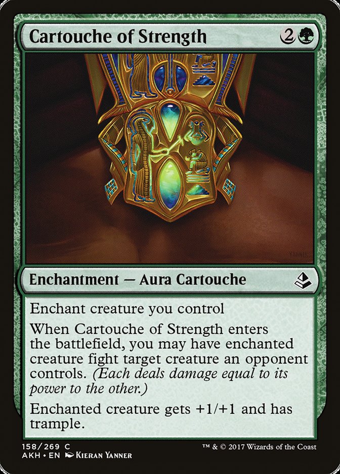 Cartouche of Strength - [Foil] Amonkhet (AKH)