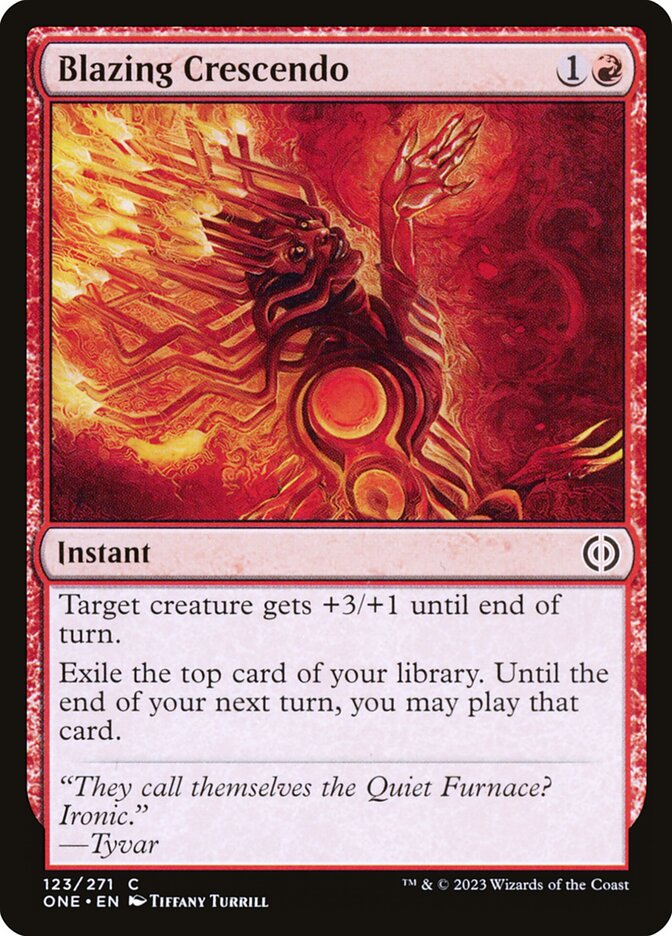 Blazing Crescendo - [Foil] Phyrexia: All Will Be One (ONE)