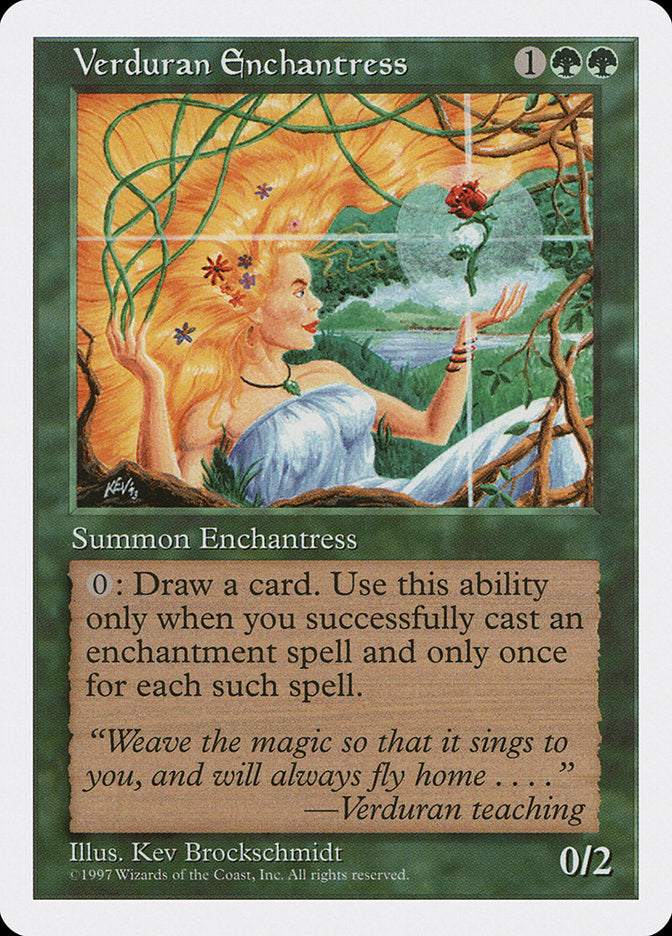 Verduran Enchantress - Fifth Edition (5ED)