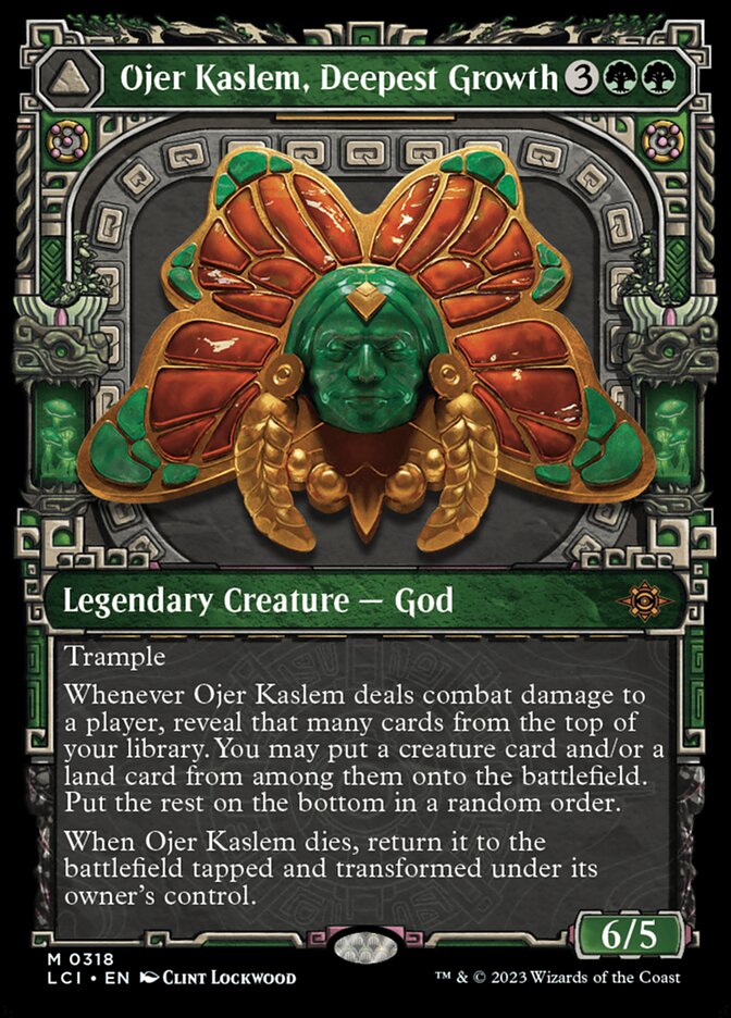 Ojer Kaslem, Deepest Growth // Temple of Cultivation - [Foil, Showcase] The Lost Caverns of Ixalan (LCI)