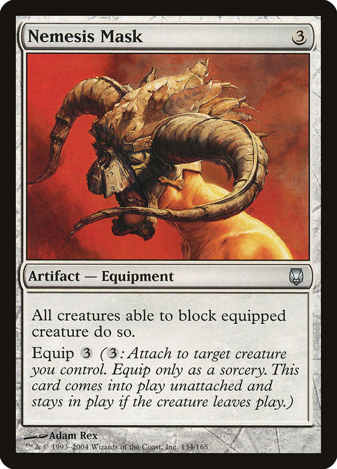 Nemesis Mask - [Foil] Darksteel (DST)