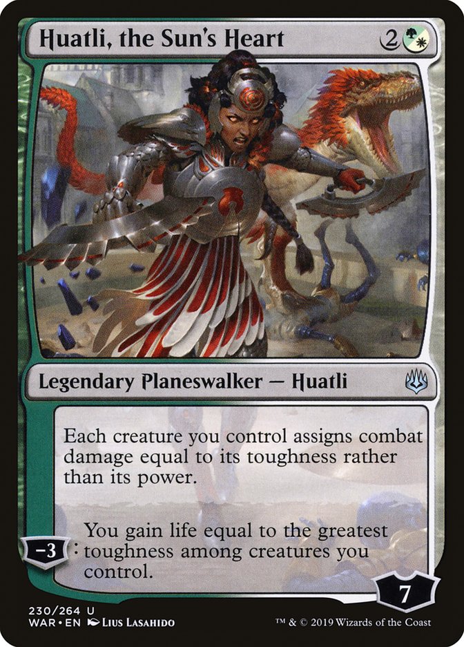 Huatli, the Sun's Heart - [Foil] War of the Spark (WAR)